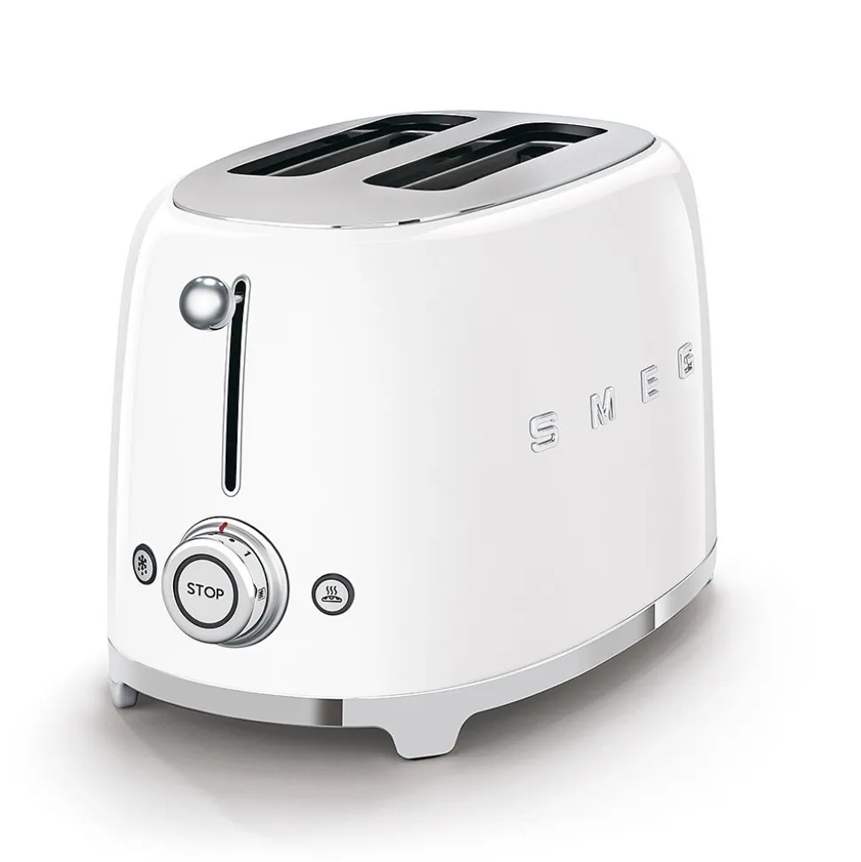 Brödrost, 2 skivor, Vit - Smeg