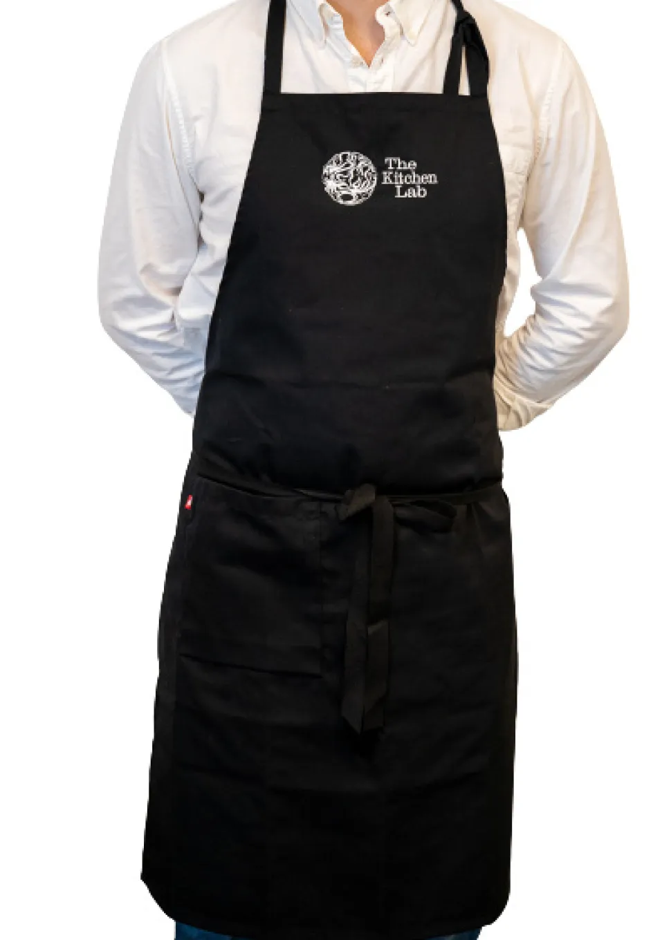 Bröstlappsförkläde med logga - KitchenLab