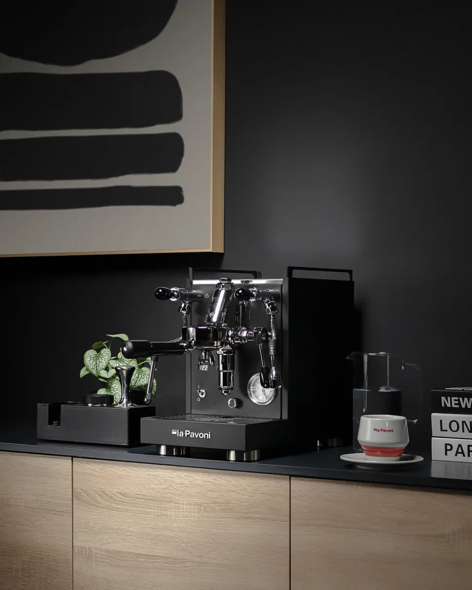Cappuccinokoppar med fat, 4-pack - La Pavoni