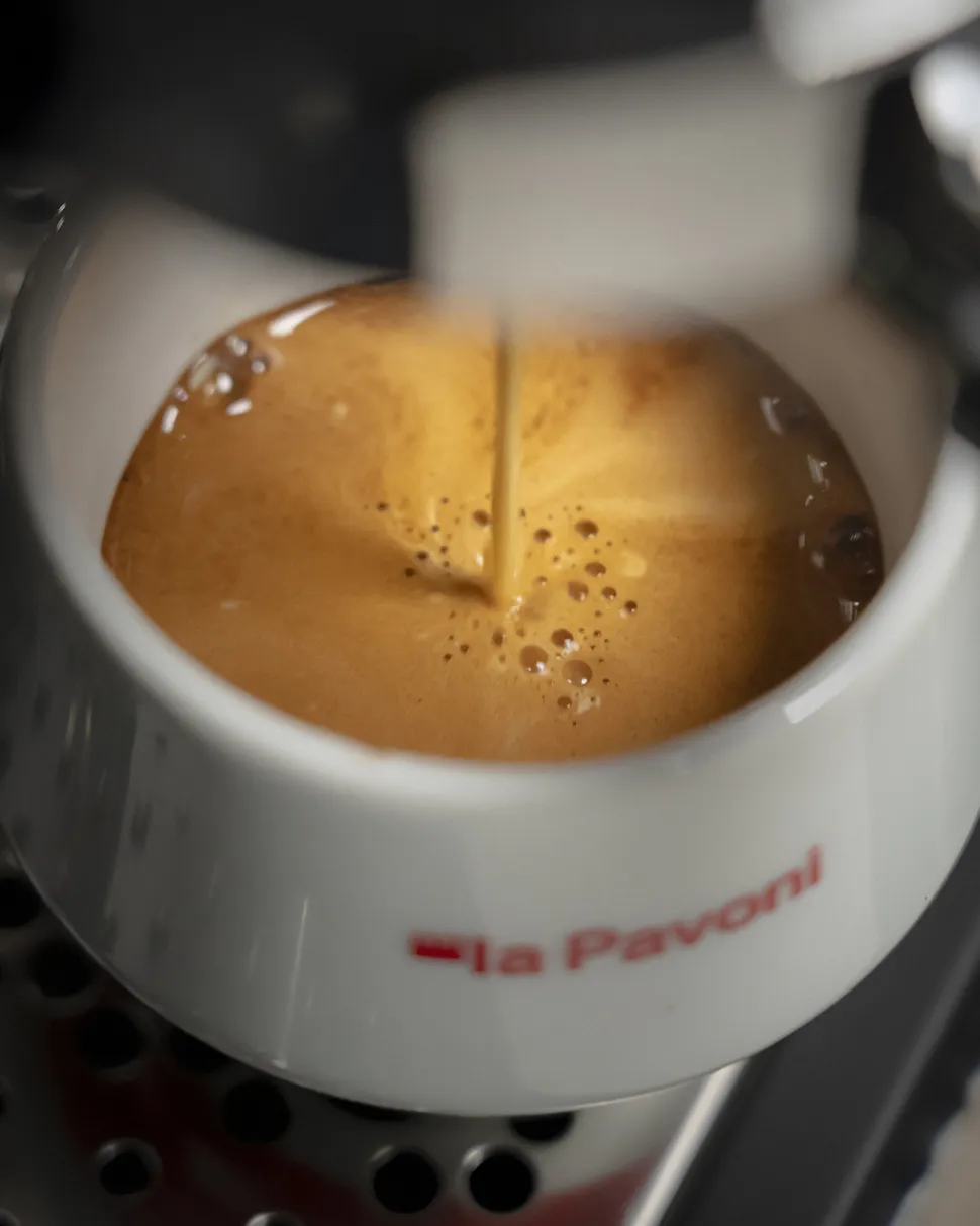 Cappuccinokoppar med fat, 4-pack - La Pavoni