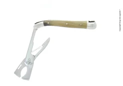 Cigarrsnoppare, handtag av Ljust Horn, blank - Forge de Laguiole