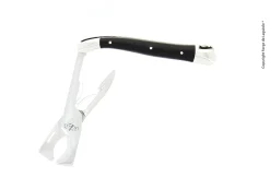 Cigarrsnoppare, handtag av Mörkt Horn, blank - Forge de Laguiole