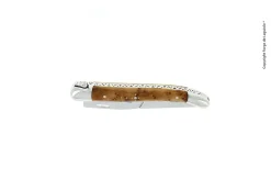 Cigarrsnoppare, handtag av Tuja, blank - Forge de Laguiole