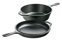Combo Cooker - Stekpanna, Traktörpanna och Dutch Oven i gjutjärn, 3 liter/26 cm, Seasoned - Lodge