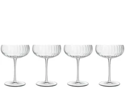 Coupe / Champagneglas, Optica, 30 cl, 4-pack - Luigi Bormioli