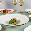 Djup tallrik 24 cm, Gourmet Linea Green - Bonna