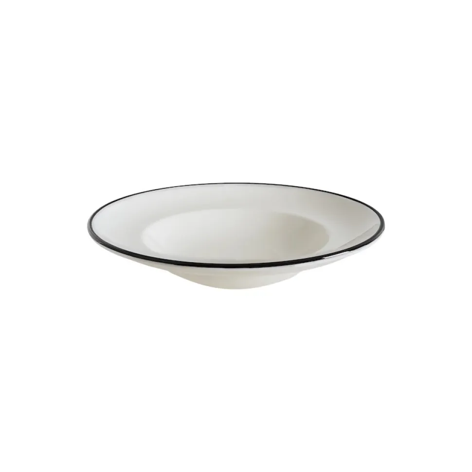 Djup tallrik 24 cm, Gourmet Linea Black - Bonna
