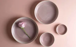 Djup tallrik 22 cm, Pink Pott - Bonna