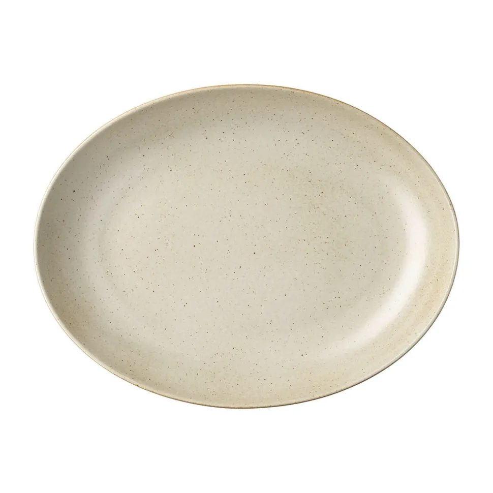 Djup tallrik/Serveringsfat, oval, 30 cm, Joyn Stoneware, Ash - Rosenthal