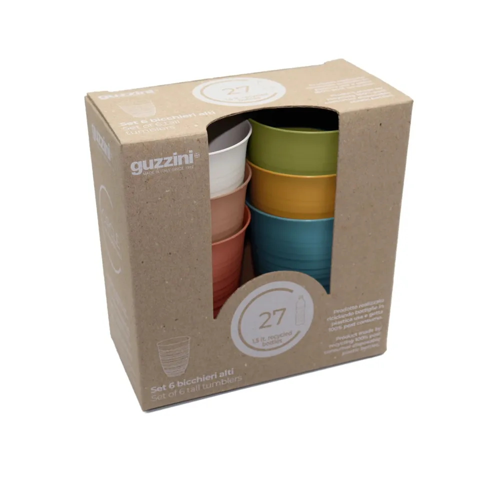 Dricksglas i plast, 35 cl, 6-pack, Tierra - Guzzini