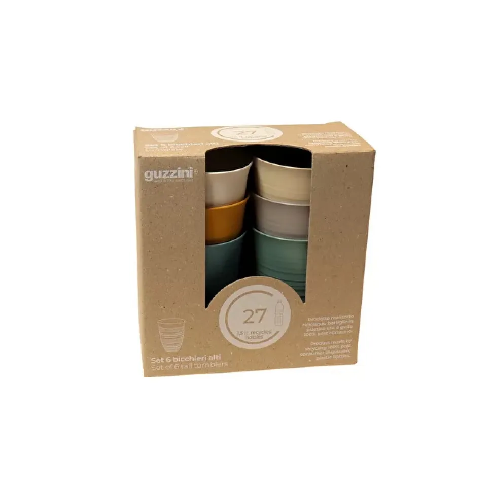 Dricksglas i plast, 52 cl, 6-pack, Tierra - Guzzini