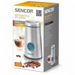 Elektrisk Kryddkvarn/Kaffekvarn/Minihack, rostfritt stål - Sencor