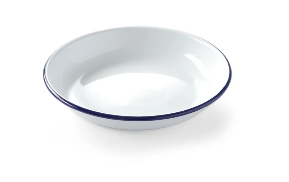 Emaljerad Djup Tallrik, 24 cm - Hendi