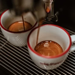 Espressokoppar med fat, 6-pack - La Pavoni