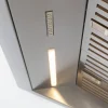 Fläkt Professional, T-format, 90 cm, väggmontering, Rostfri - Bertazzoni