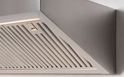 Fläkt Professional, T-format, 90 cm, väggmontering, Rostfri - Bertazzoni