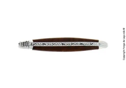 Fällkniv, 12 cm, Handtag av Snakewood, blank, Tradition - Forge de Laguiole