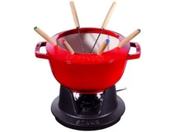 Fonduegryta röd, 20 cm - Staub