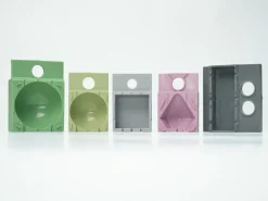 Formset med 30 silikonformar, 6 x 5 cm Diamant till Alinia klarismaskin - 100% Chef