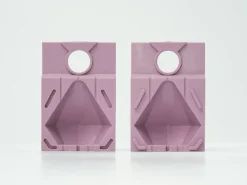 Formset med 30 silikonformar, 6 x 5 cm Diamant till Alinia klarismaskin - 100% Chef