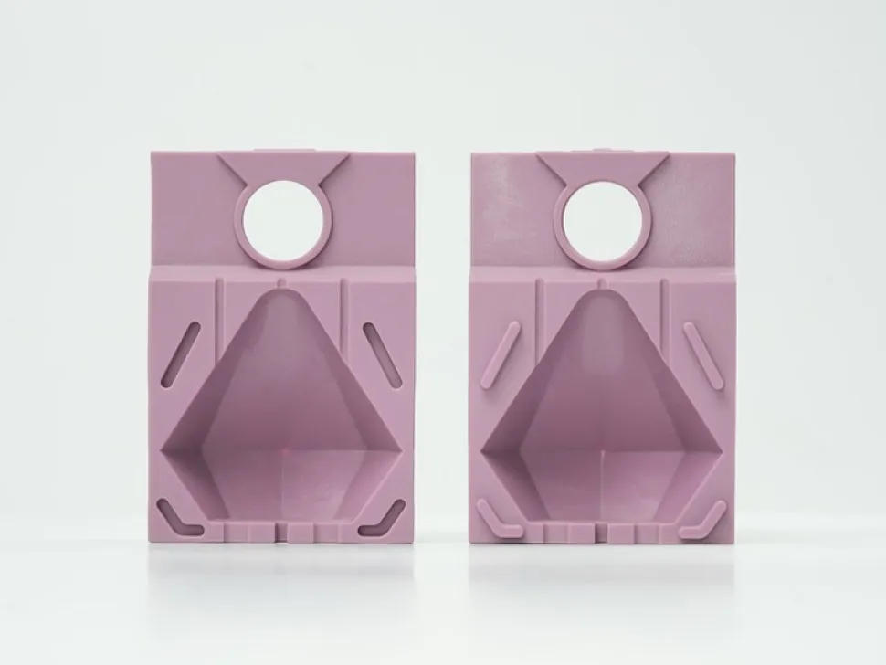 Formset med 30 silikonformar, 6 x 5 cm Diamant till Alinia klarismaskin - 100% Chef