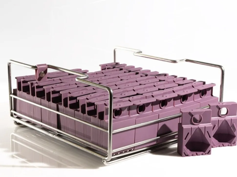 Formset med 30 silikonformar, 6 x 5 cm Diamant till Alinia klarismaskin - 100% Chef