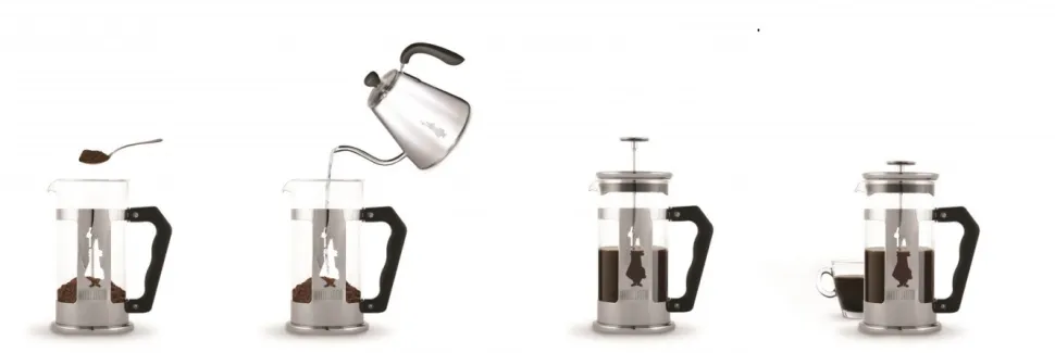 Franskpress Preziosa, 8 koppar - Bialetti