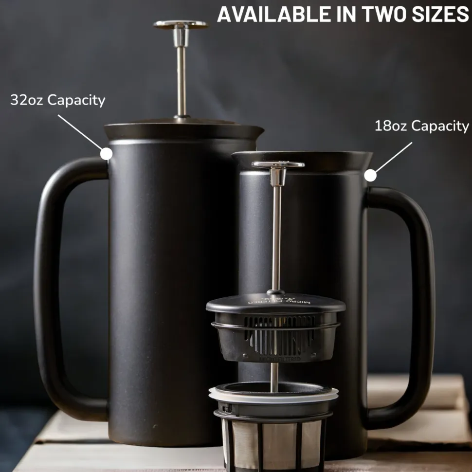 Franskpress P7, Svart, 18 oz - Espro