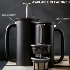 Franskpress P7, Svart, 32 oz - Espro