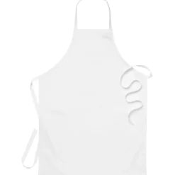 Förkläde 75x95cm, 100% bomull, vitt - Segers