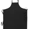 Förkläde 90x110cm, polyester/bomull, svart - Segers
