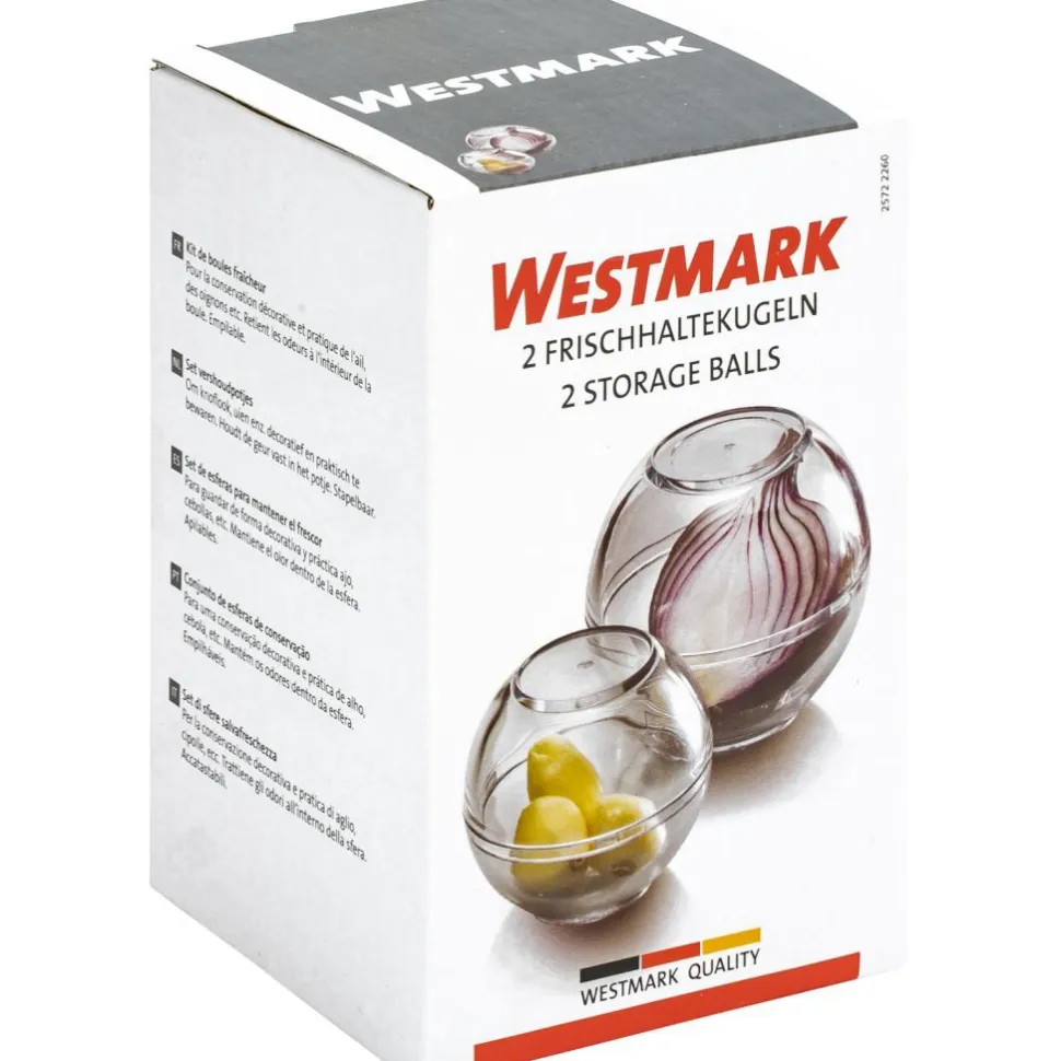 Förvaringsbollar, lufttäta, 7 och 9 cm - Westmark