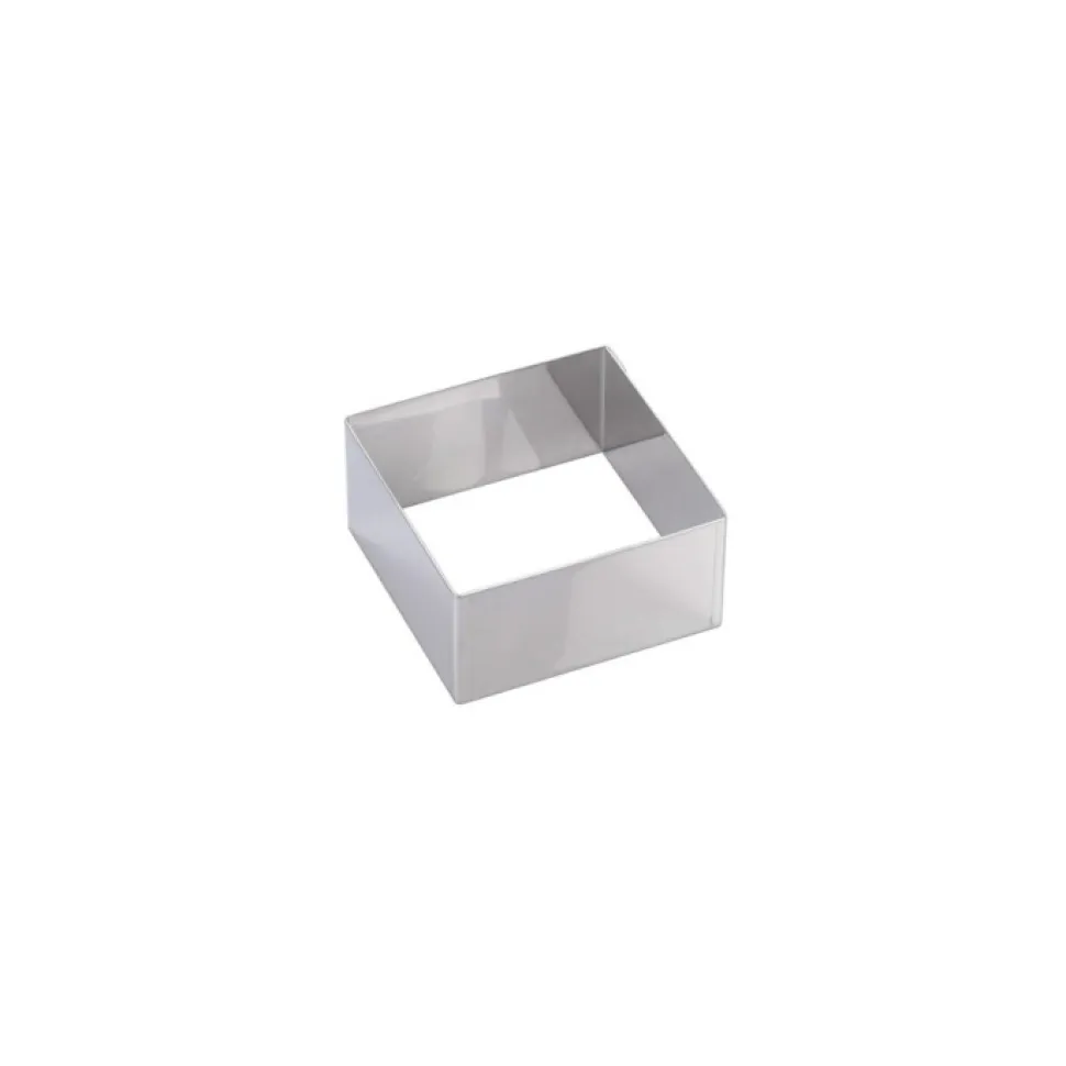 Fyrkantig Anslagsring/Tårtring, 5cm hög - Martellato