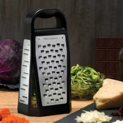 Fyrsidigt boxrivjärn med uppsamling - Microplane