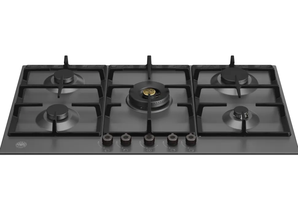 Gashäll Professional, 90 cm, Mattsvart - Bertazzoni