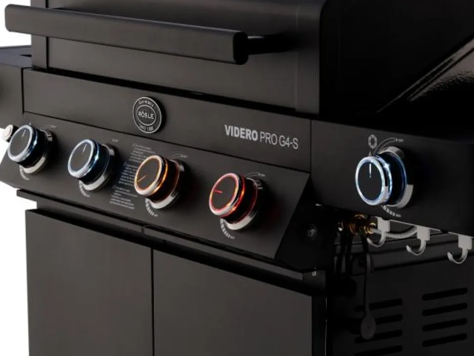 Gasolgrill Videro PRO G6-S Vario+, 27500 W - Rösle