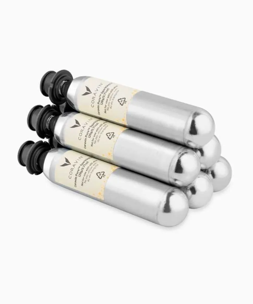 Gaspatron (kapslar), 6-pack, Pure sparkling CO2 - Coravin