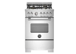 Gasspis Master, 60 cm, 4 brännare, 1 ugn, Rostfri - Bertazzoni