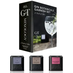 Gin och Tonic, garnityr-set med örter - Mill & Mortar
