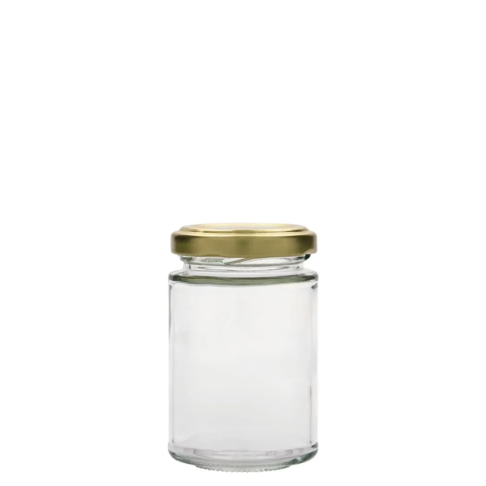 Glasburk, rund, 110 ml, ink twist off lock