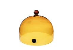 Glascloche för rökpistol ø18 cm, Amber - 100% Chef