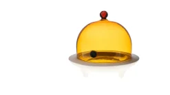 Glascloche för rökpistol ø18 cm, Amber - 100% Chef