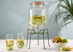 Glasdispenser med tappkran - Kilner