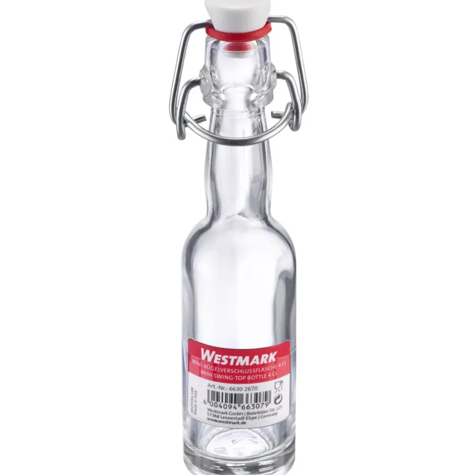 Glasflaska med bygelkork i trälåda, 40 ml, 24-pack - Westmark