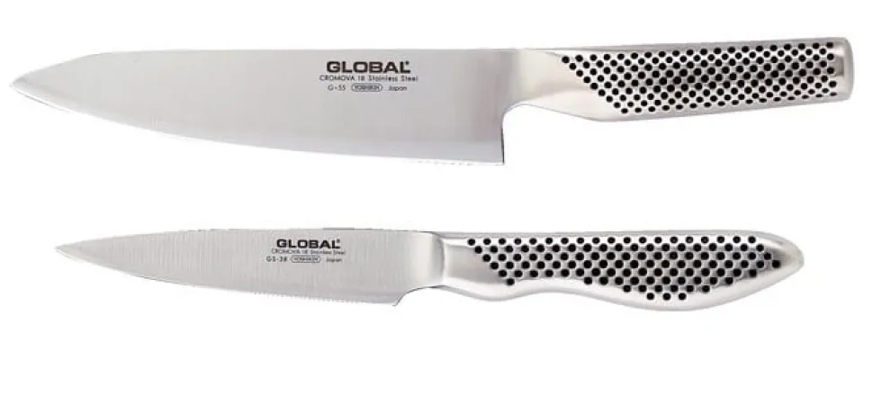 Global Knivset med G-55,GS-38