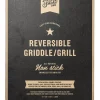 Grill- och stekplatta i emaljerat gjutjärn, vändbar, 41 x 29 cm - Holy Smoke BBQ