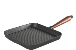 Grillpanna 25 x 25 cm, Trähandtag - Skeppshult