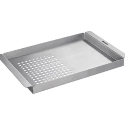 Grillplatta i rostfritt stål 2 in 1, 34 x 23 cm - Westmark