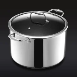 Gryta med glaslock, nonstick, 9,5 L - Hexclad