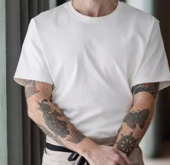 Heavy T-shirt 200 g/m², Unisex, Offwhite - Segers